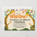 Search for baby safari birthday invitations Baby boy