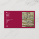 Search for monet business cards Fine