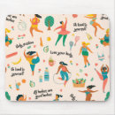 Search for be yourself mouse mats Self love