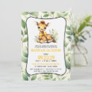 Search for yellow giraffe baby shower invitations Simple