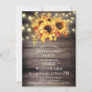 Search for sunflowers retirement party invitations String lights