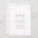 Search for chic 1st birthday invitations For her