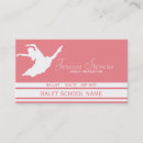 Search for dancing instructor business cards Ballet
