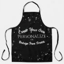 Search for blank logo aprons Black