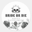 Search for black skull stickers Bride or die