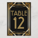 Search for art deco table cards Typography