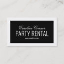 Search for party decorations business cards Minimalist