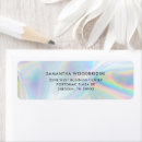 Search for signature return address labels Typography