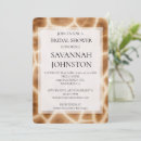Search for animal bridal shower invitations Chic