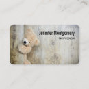 Search for teddy bear business cards animal
