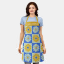Search for blue flower aprons Stylish
