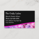 Search for hobbies business cards Knitting