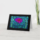 Search for stained glass cards Flower