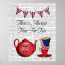Search for time for tea posters England