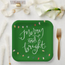 Search for merry and bright plates Cheerful