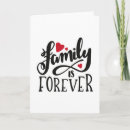Search for forever family cards Typography