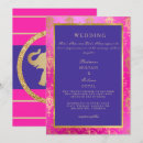 Search for royal blue and pink invitations Gold