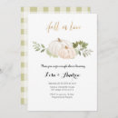 Search for greenery couples shower invitations Fall in love