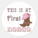 Search for not my first rodeo stickers Pink