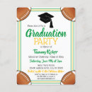Search for football graduation invitations College