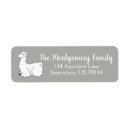 Search for alpaca return address labels Girly