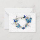 Search for butterfly note cards Heart