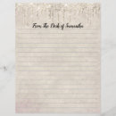 Search for ecru stationery paper Lined