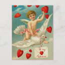 Search for old fashion valentines postcards Cupid