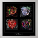 Search for fractal heart posters Fantasy
