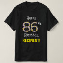 Search for 86th birthday tshirts 86 years old