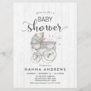 Search for baby carriage invitations Whimsical