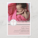 Search for lace christening invitations Baby