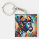 Search for boxer dog key rings Dogs