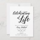Search for life celebration invitations Forever in our hearts
