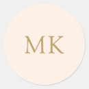 Search for blush monogram stickers Initials