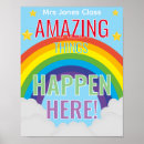 Search for decoration classroom posters Rainbow
