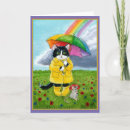 Search for umbrellas cards Illustration