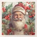 Search for vintage santa coasters Elegant