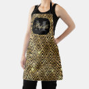 Search for black art aprons Gold