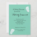Search for footprint baby shower invitations Mother to be