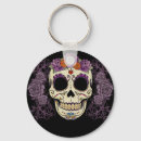 Search for sugar skull key rings Rose