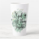 Search for with god all things are possible mugs Religious