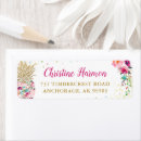 Search for hawaiian flower return address labels Aloha