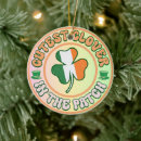 Search for leprechaun christmas tree decorations Clover
