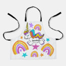 Search for unicorns aprons Rainbows