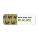 Search for anatomy return address labels Halloween