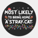 Search for cat in winter stickers Xmas