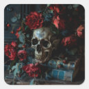 Search for skull with flowers stickers Gothic