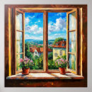 Search for window view posters Flowers