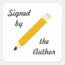 Search for author square stickers Signed